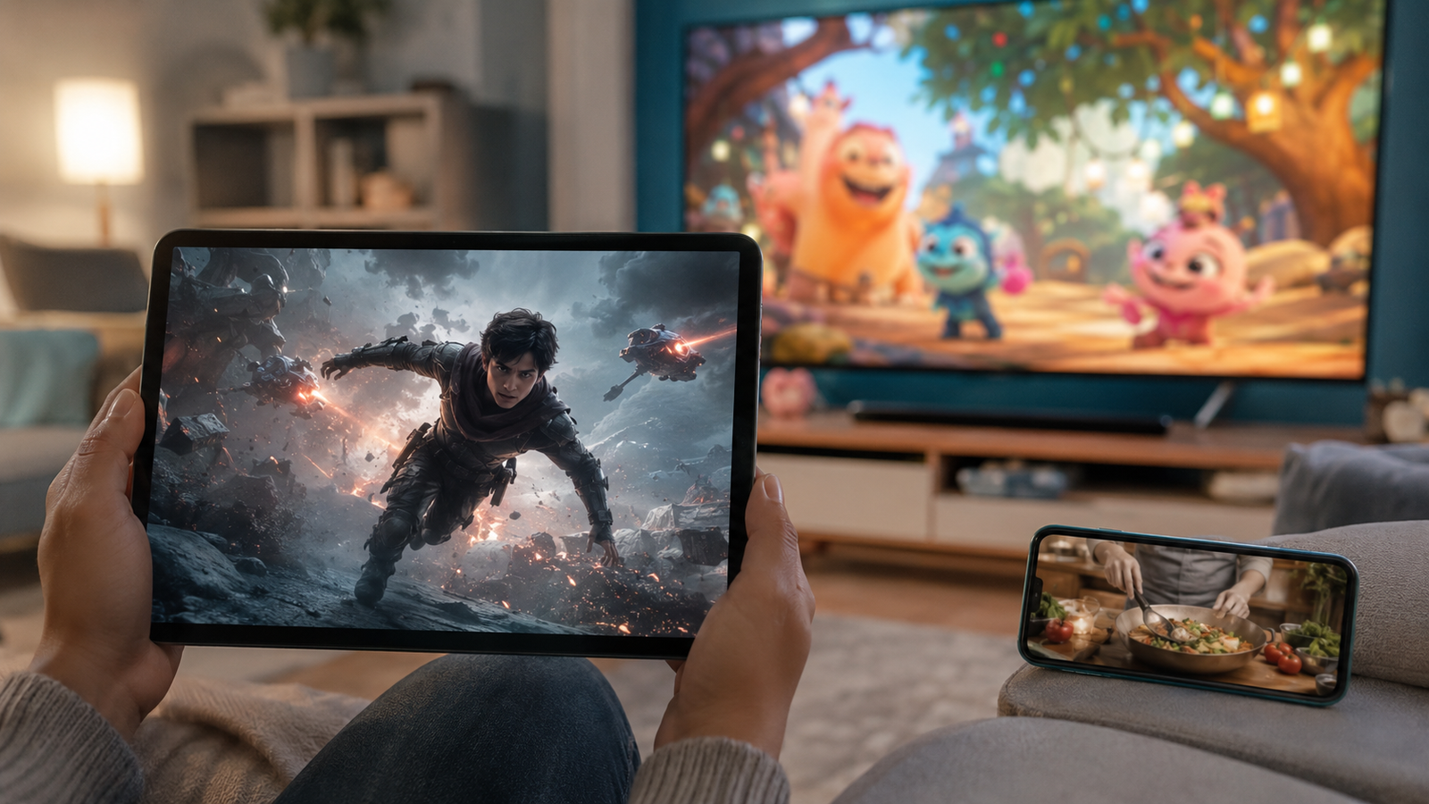 Meerdere gelijktijdige IPTV-verbindingen voor het gezin